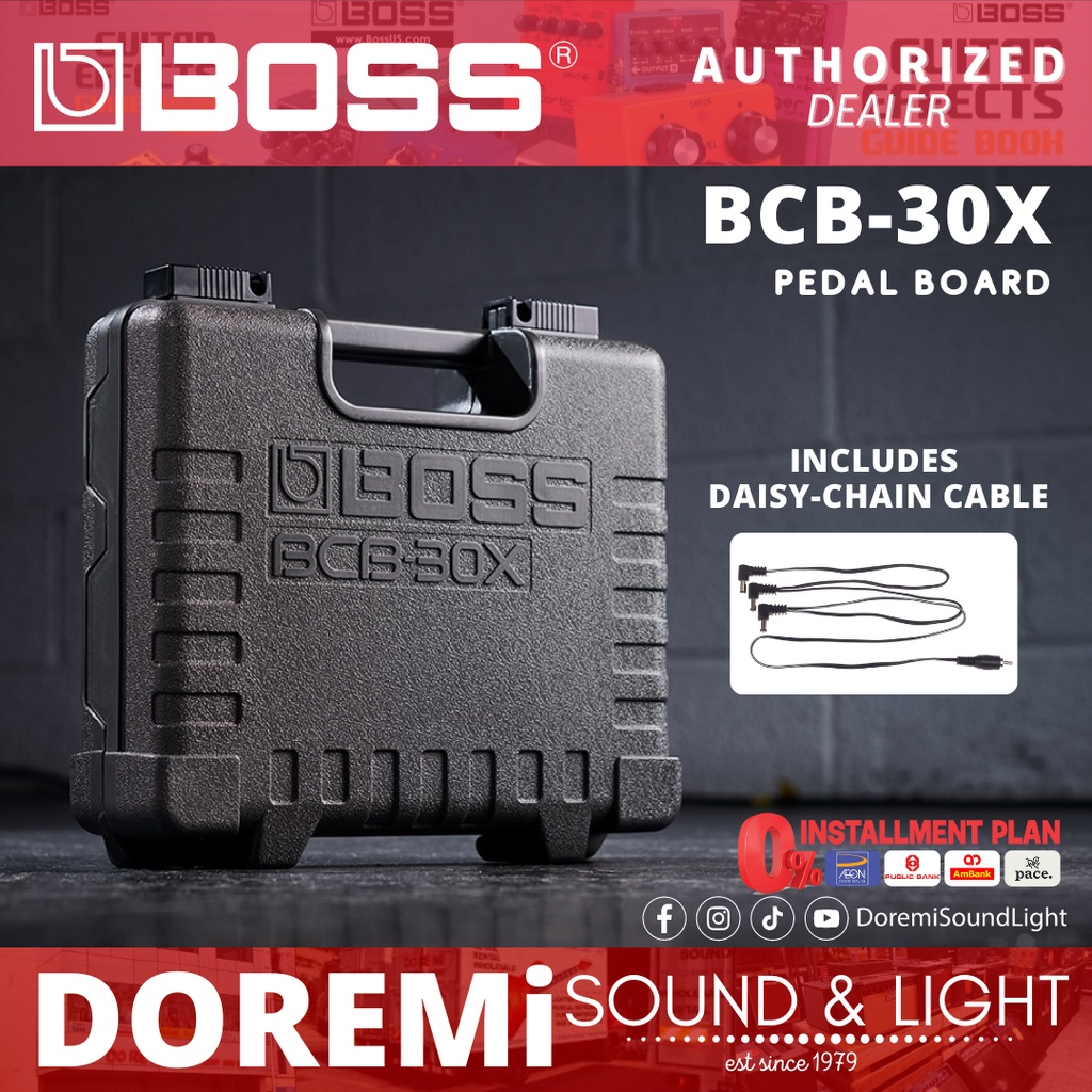 BOSS BCB30X Deluxe Pedal Board and Case (BCB30X) Shopee Philippines
