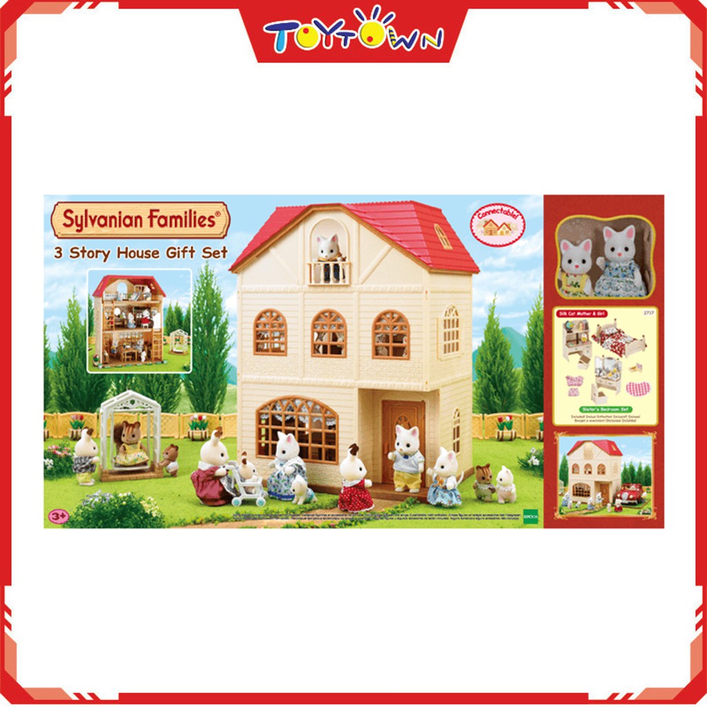 Sylvanian family cheap 3 story house