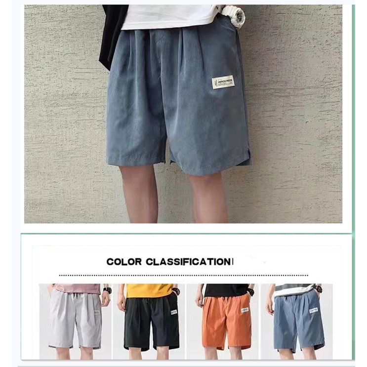 COD Fashion Korean design Oversized High quality men's shorts full size ...