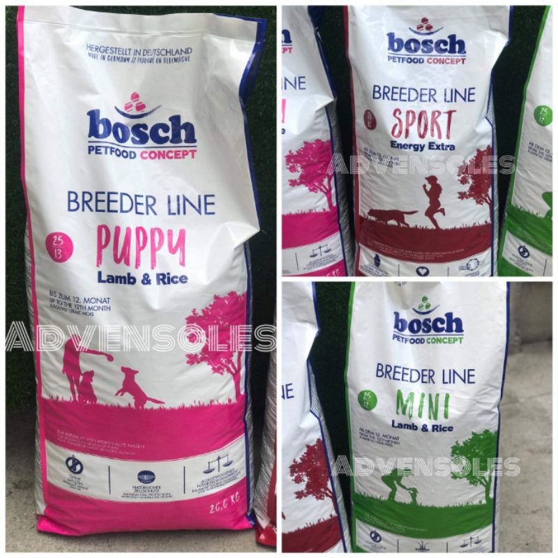 Bosch puppy shop dog food