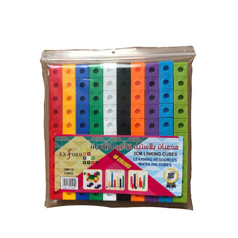 100PCS Baby Educational Toy Learning Tool Resources Mathlink Cube ...