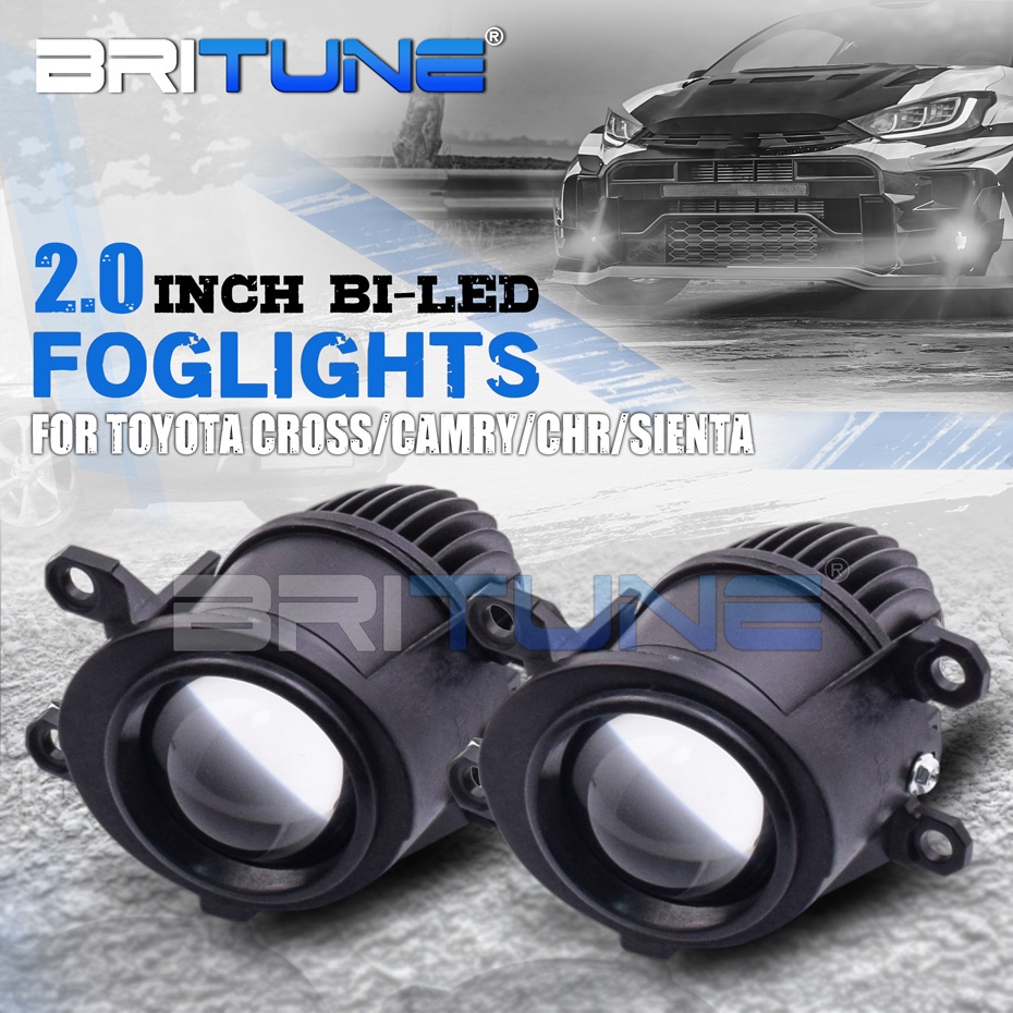 LED Fog Lamp For 2020 2021 2022 Toyota Vios/Alits/Yaris/Corolla cross/Sienta/Hilux Revo/Camry Hi