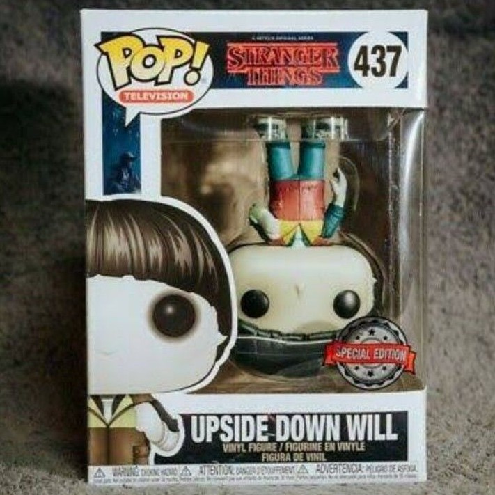 Stranger things funko pop upside best sale down will