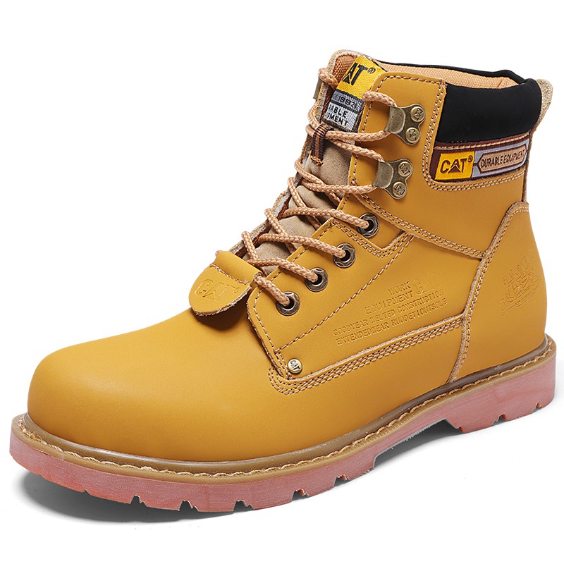 Caterpillar Fashion Men s Shoes Leather Boots Shoes Shopee Philippines