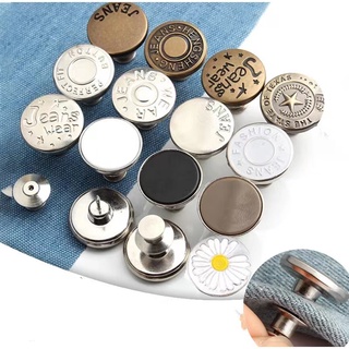 5-10 Jeans Buttons 17 Mm Rustproof Metal Button Jeans Button