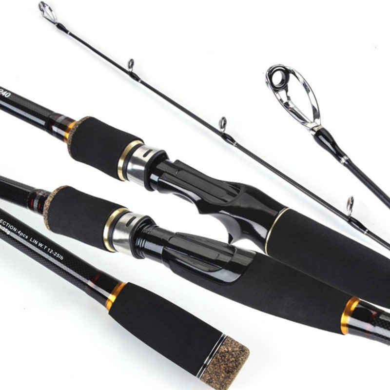 6/7/8/9 ft Portable Carbon Sea Lake Fishing Rod Casting Spinning