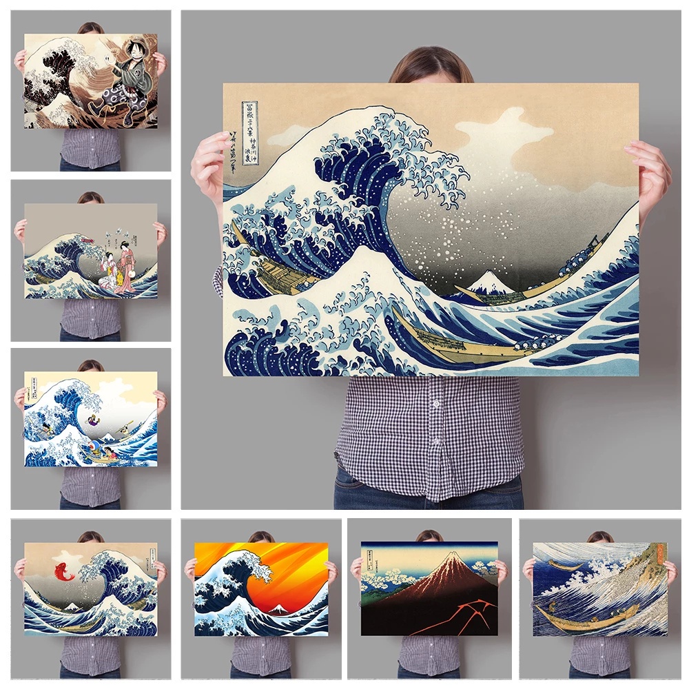 Ocean wave DIY 5D diamond painting full of diamonds Japan big wave ...