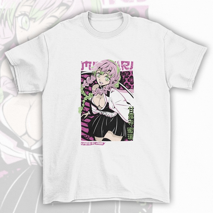 Mitsuri Kanroji Hashira - Demon Slayer Anime Tshirt (Kimetsu no Yaiba ...