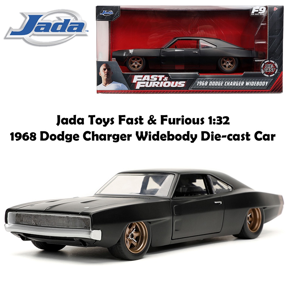 Jada Toys 1 24 Fast And Furious Die Cast Car 1968 Dodge Charger Widebody