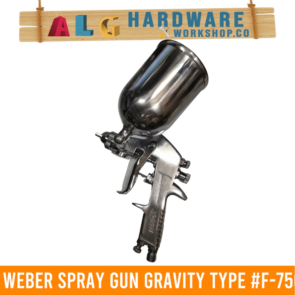 SPRAY GUN HIGH PRESSURE "WEBER" GRAVITY TYPE Shopee Philippines