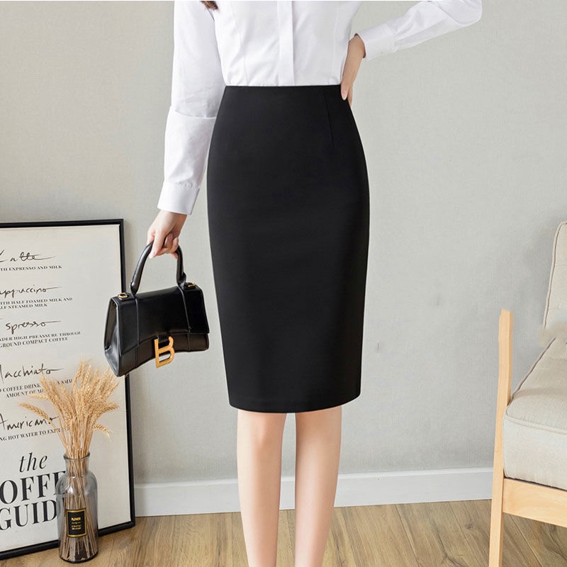 Formal Skirt for Women S XL Office skirt Black Mini and Midi Available Shopee Philippines