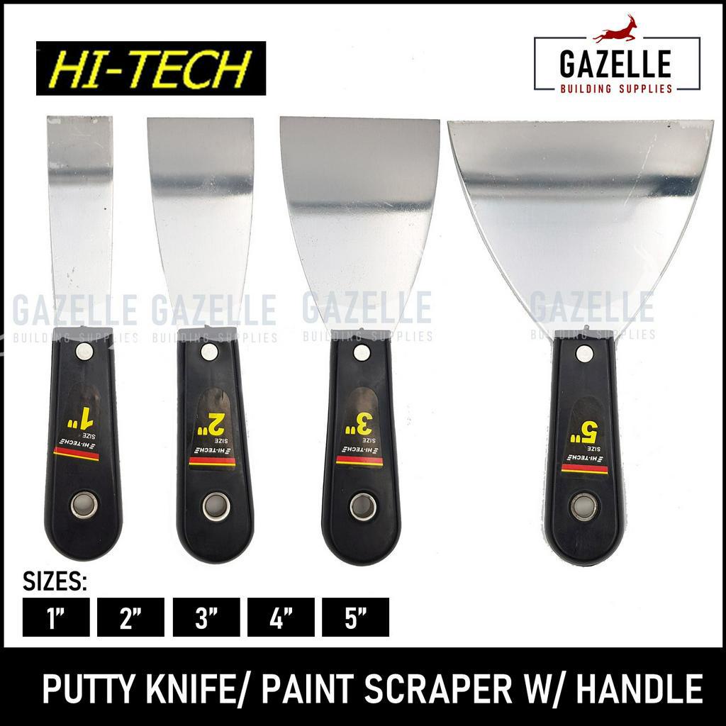 Hi-Tech Paint Scraper Putty Knife with PVC Handle - 1