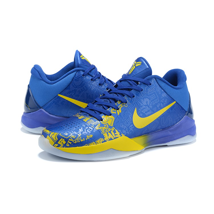 100 Original Nike Kobe 5 Protro Rings Release Blue Yellow Sports Basketball Shoes for Men Shopee Philippines