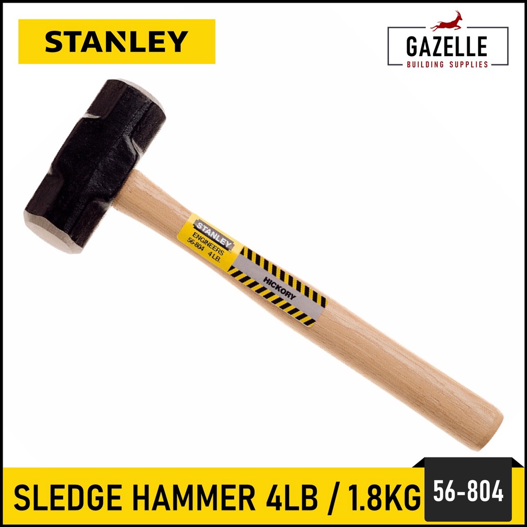 Buy Stanley 3.62 Kg Sledge Hammer With Hickory Handle, 95IB56608E Online In India At Best Prices - View #5