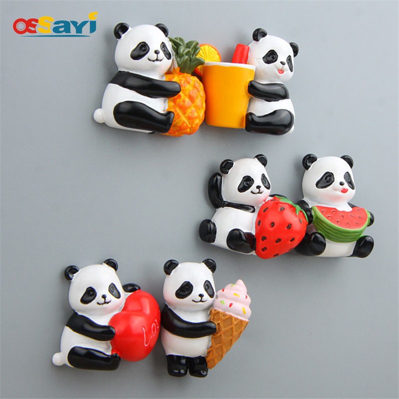 Ossayi Panda Magnetic Refrigerator Magnet Fridge Decor Sticker | Shopee ...