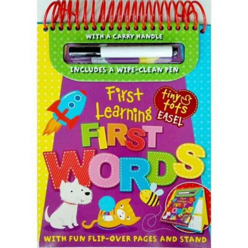 Wipe clean first words tiny toys | Shopee Philippines