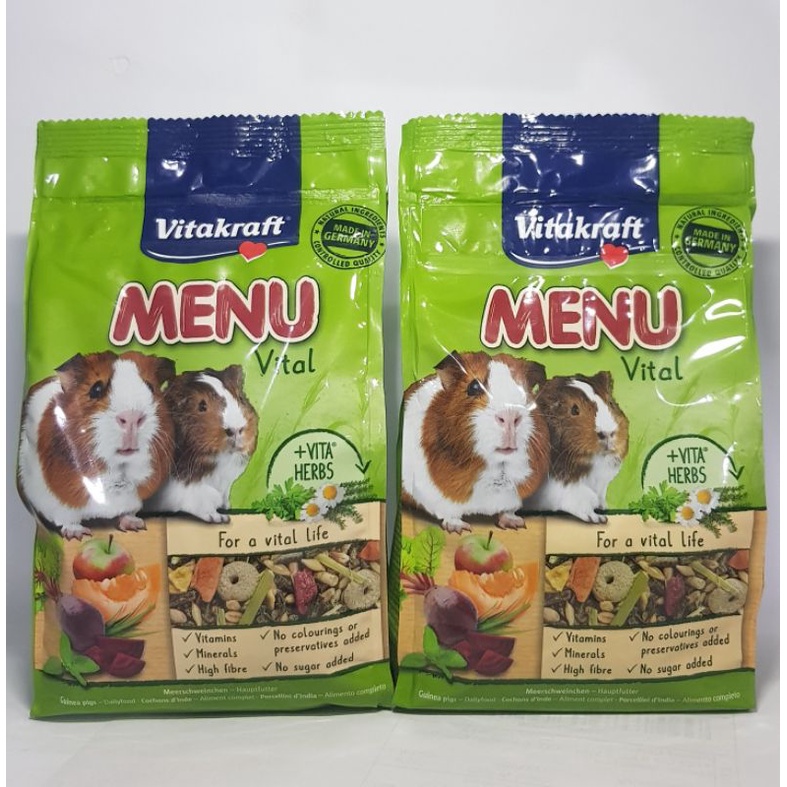 Vitakraft Menu Vital Guinea Pigs Food (400g) Shopee Philippines