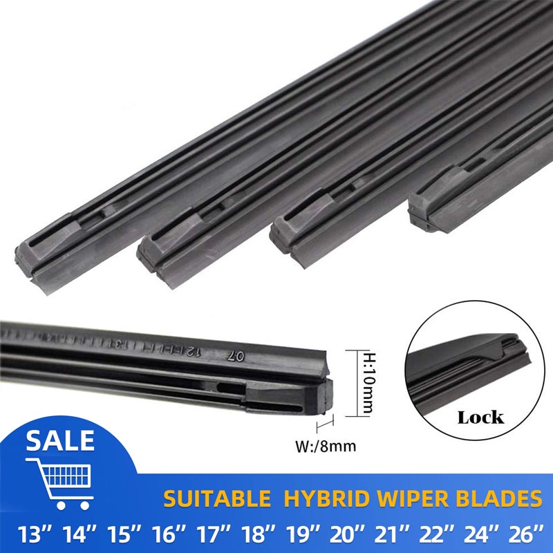 Car Wiper Rubber Strip Car Vehicle Insert Refill Wiper Rubber Blade 8mm for all car models 1428
