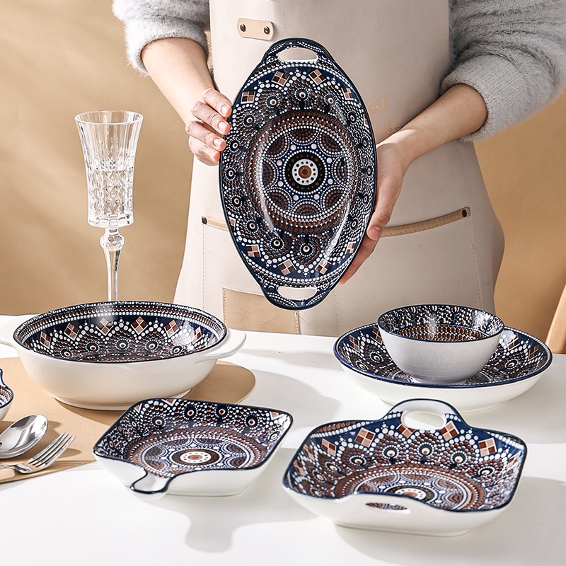 Bohemian on sale dish set