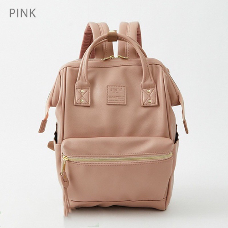 Anello pink leather backpack best sale