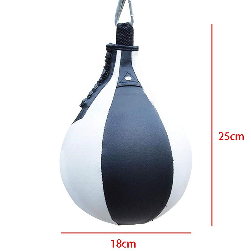 COD Boxing Speed Ball Pear Shape PU Speed Bag Boxing Punching Bag Swivel PHGB Shopee Philippines