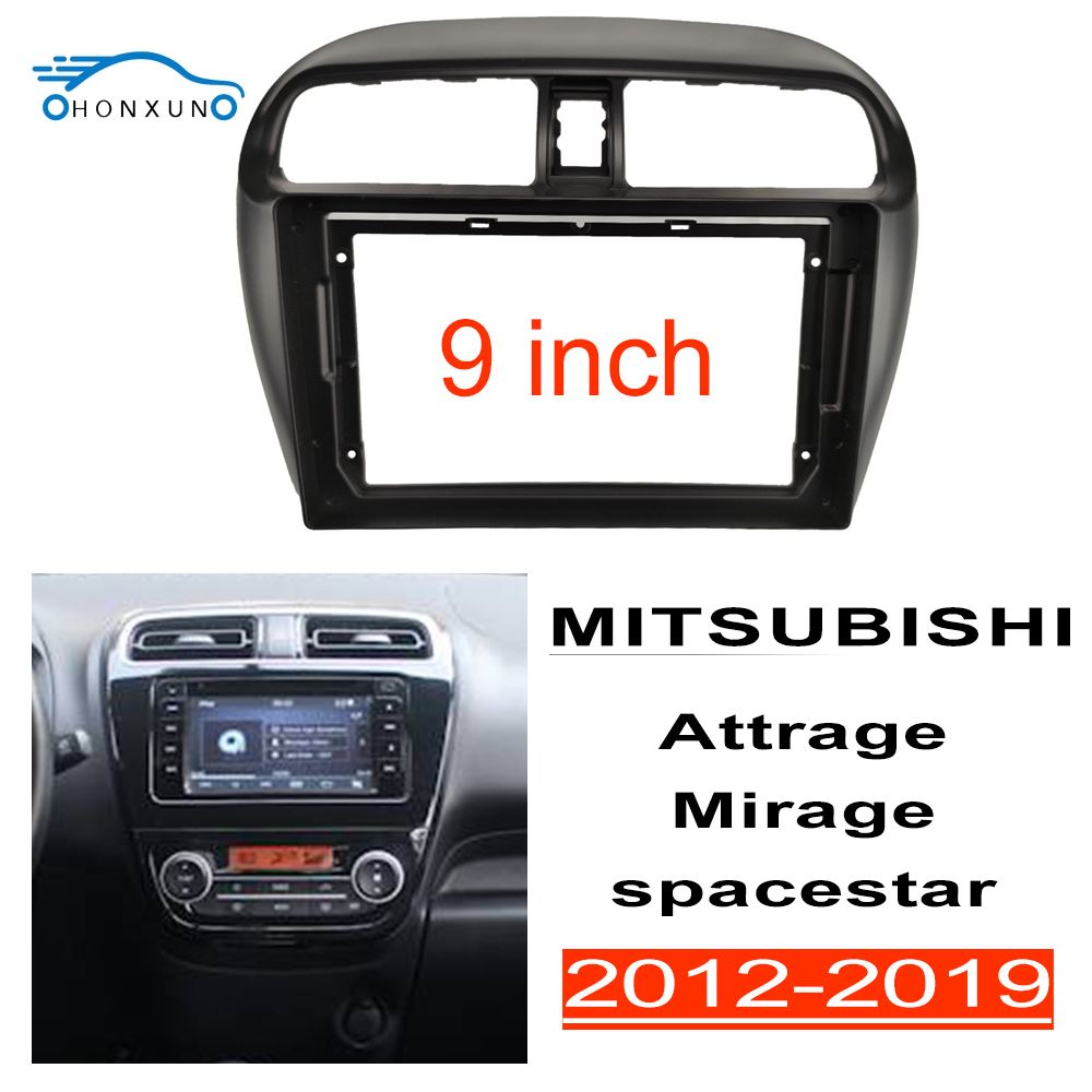 EOENKK stereo 2din panel fit for MITSUBISHI Attrage Mirage 2012-2019 9 ...