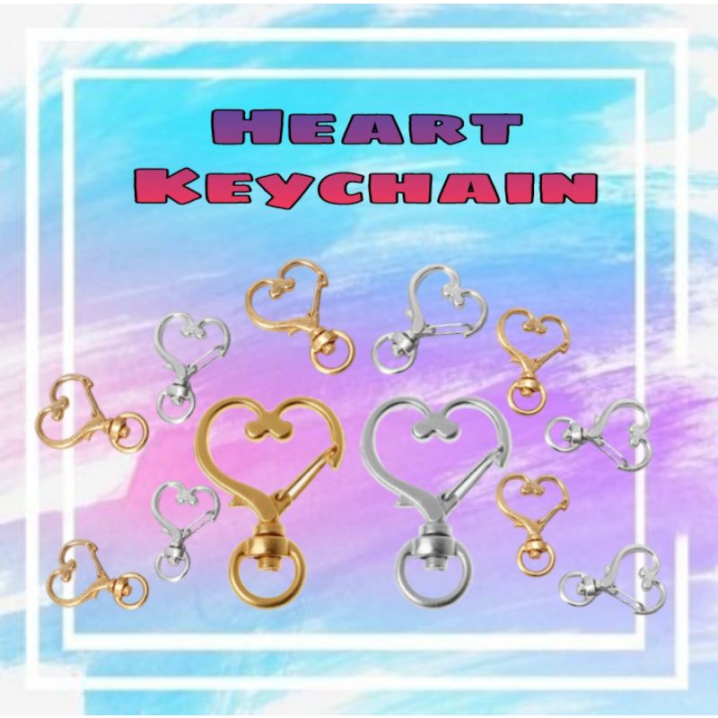 Heart Lobster Clasp Keychain *SOLD PER PIECE* Shopee Philippines
