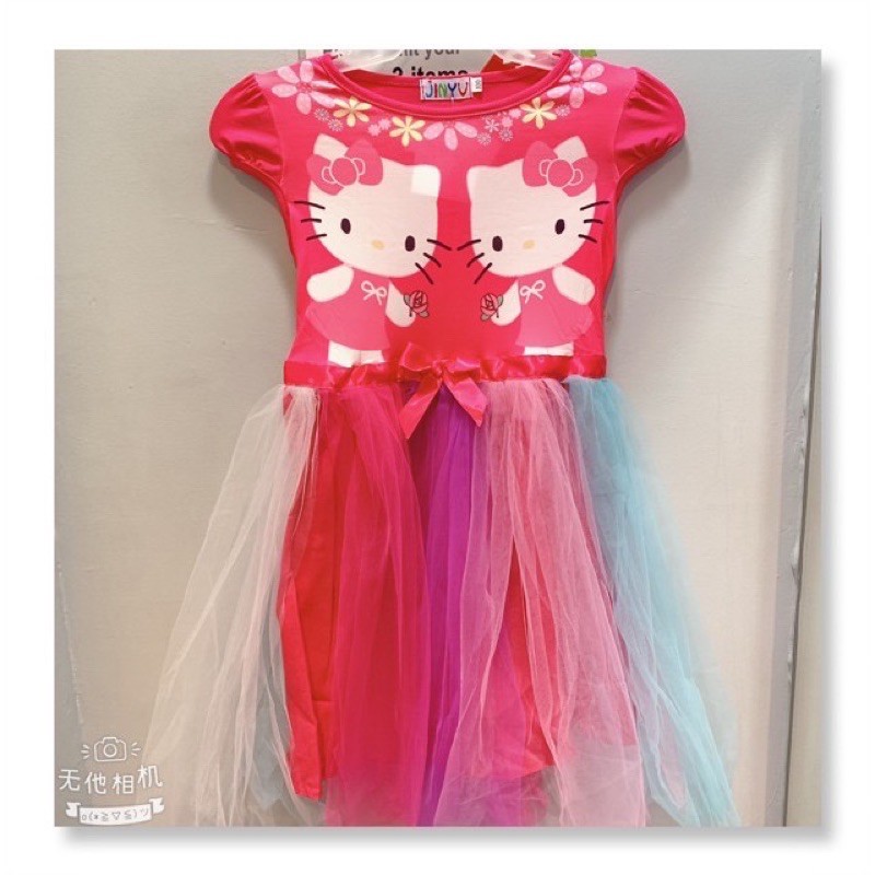 Hello kitty dress cheap for 7 years old