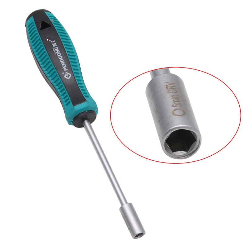 PCF* Metal Socket Driver Wrench Screwdriver Hex Nut Key Nutdriver Hand Tool 5mm Shopee Philippines