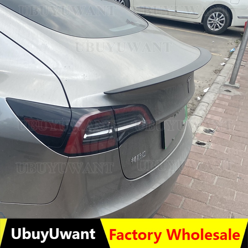 New Design ABS Spoiler For Tesla Model 3 Rear Trunk Spoiler Model 3
