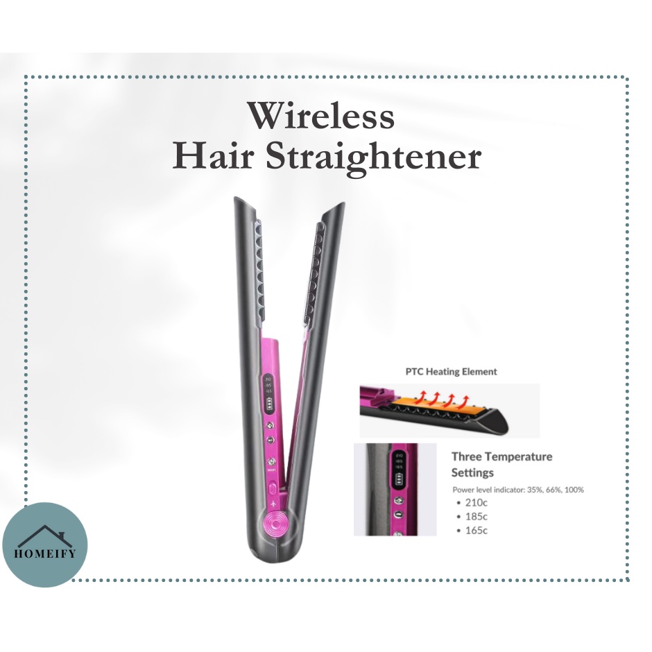 Hair straightener wireless hotsell