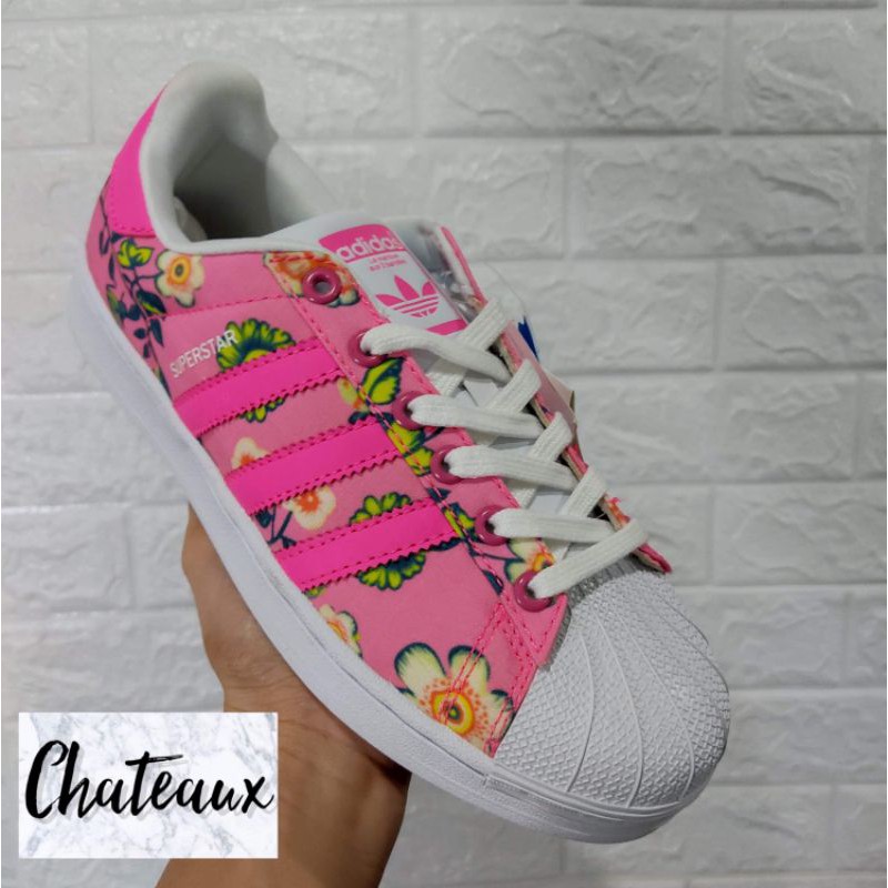 Adidas superstars womens clearance floral