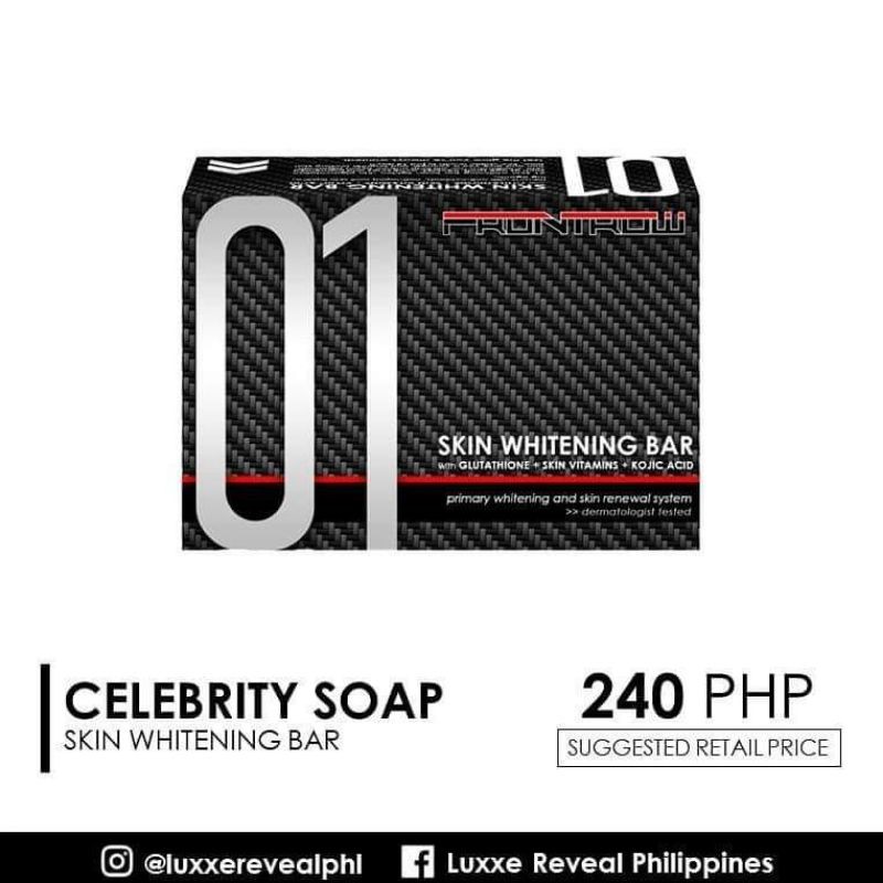 COD AUTHENTIC FRONTROW SOAP 01 Skin Whitening Soap Bar With