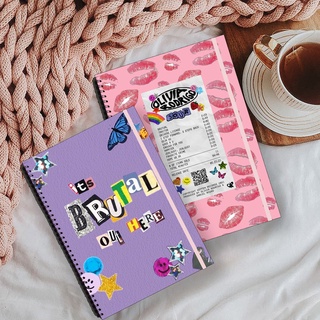 Dotted Journal Kit, A6 Grid Journal Loose Leaf with Ring Binder, Colored  Pen, Stencils, for Journal Diary