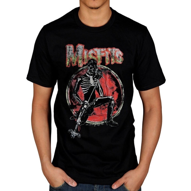 Misfits Skeleton T-Shirt Skull Coffin Legacy Brutality Rock Fiend ...