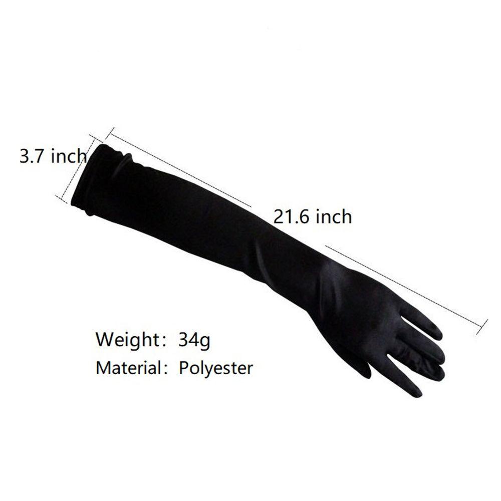 USNOW Ladies Finger glove Bride Driving Gloves Long Gloves Women ...