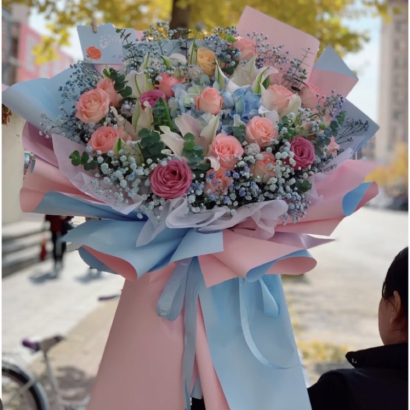 20pcs Two-Sided Wrappers Flower Bouquet Wrappers | Shopee Philippines
