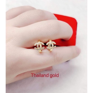Shop chanel earrings gold for Sale on Shopee Philippines