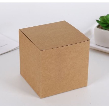 10pcs Kraft Square Box White/Brown for electronics, cosmetics, coffee ...