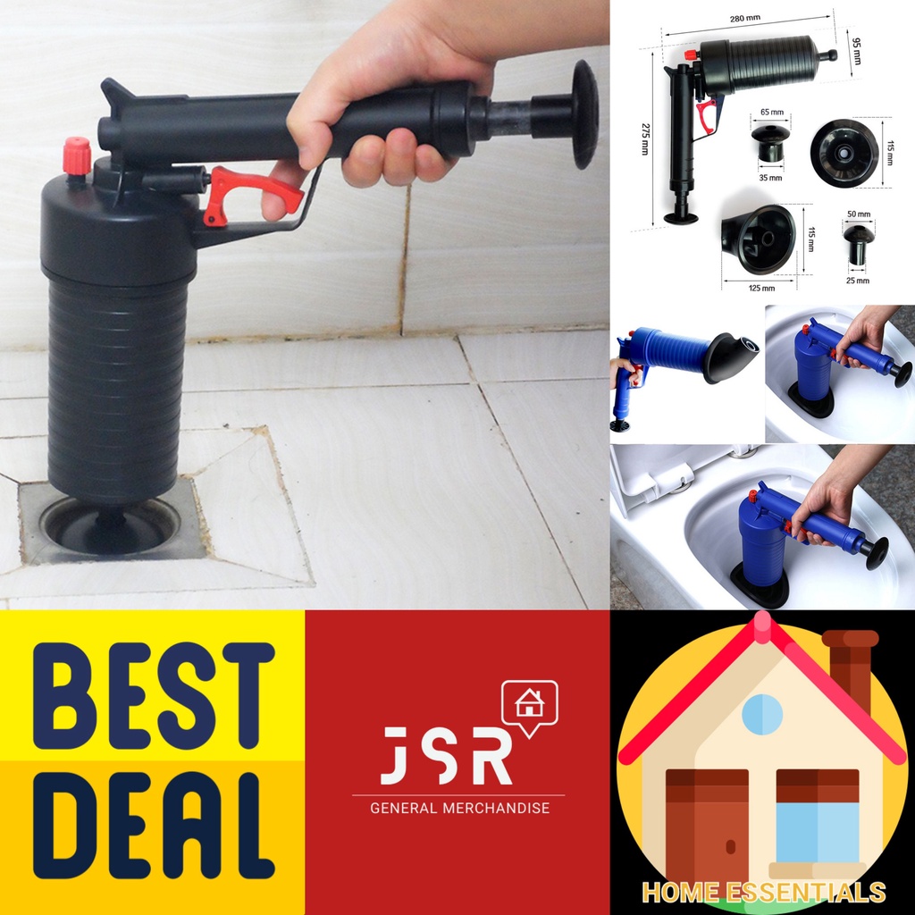 ORIGINAL High Pressure Toilet Pump Dredger Declogger Drain Buster