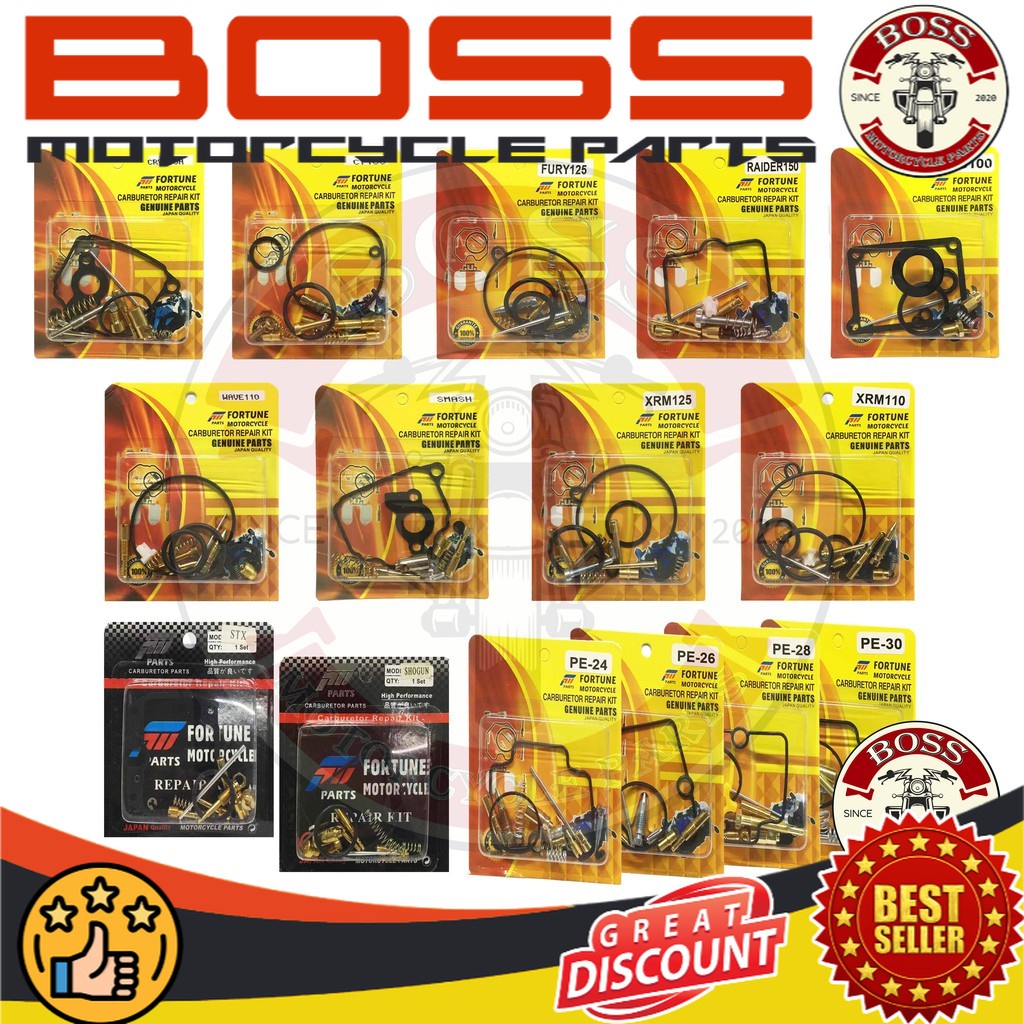 Motorcycle CARBURETOR REPAIR KIT (CK) WAVE/MIO/RS100/RAIDER/HD3/BARAKO