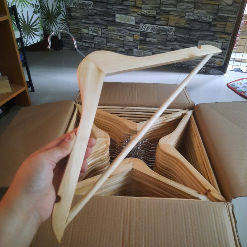 1pc Personalized Wooden Hanger Laser Engraved Shopee Philippines