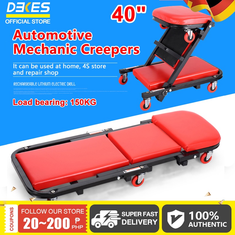 Mechanics Car Creeper 40 inches Car Repair Lying Board Thicken
