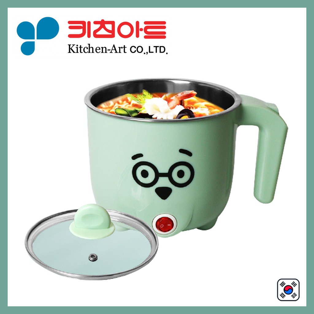 YLQI Kitchen Art Cute Electric Cooker Ramen&Multi Cooker Mini Hotpot ...