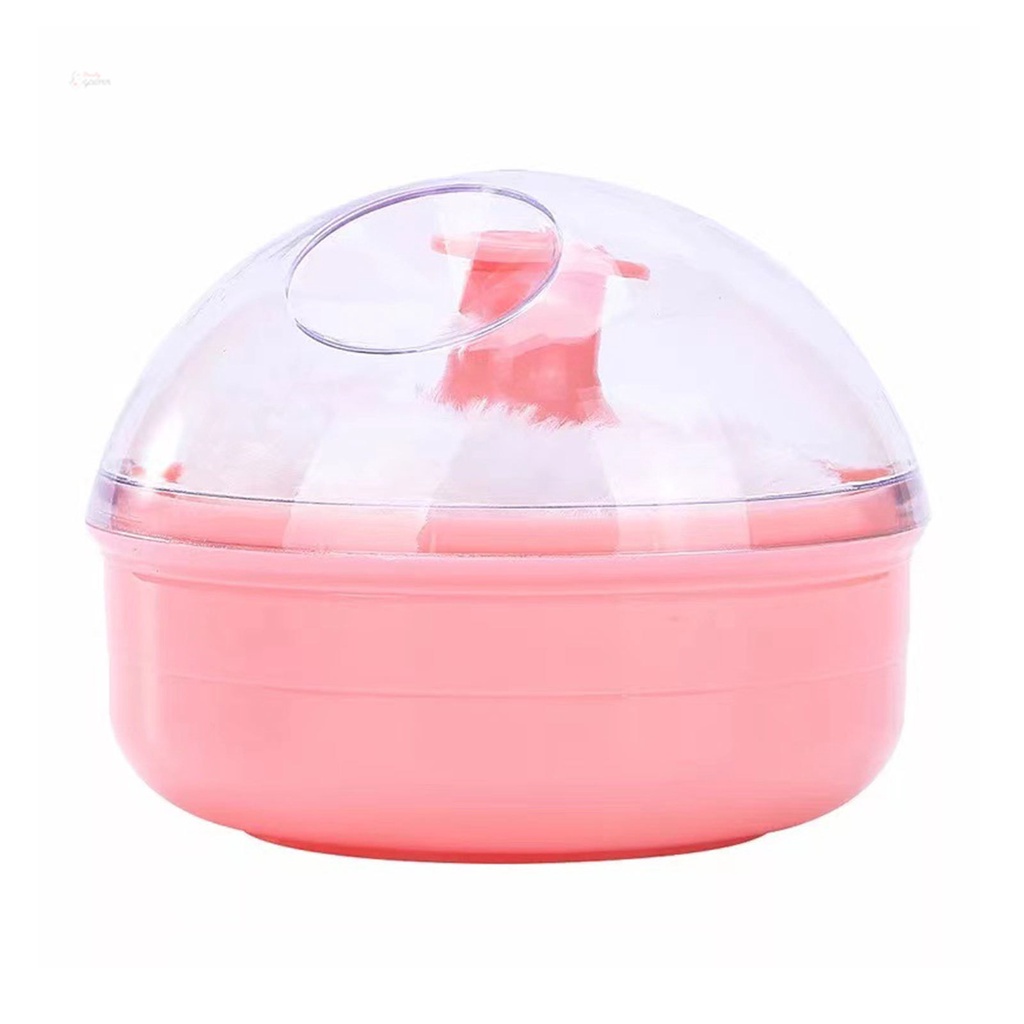 【GLAMN】 Powder Puff Portable Baby Kid\'s Soft Body Talcum Powder Puff