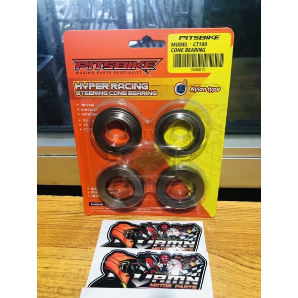 Pitsbike Steering Cone Knuckle Ballrace Bearing BAJAJ CT100 CT125 CT150 ...