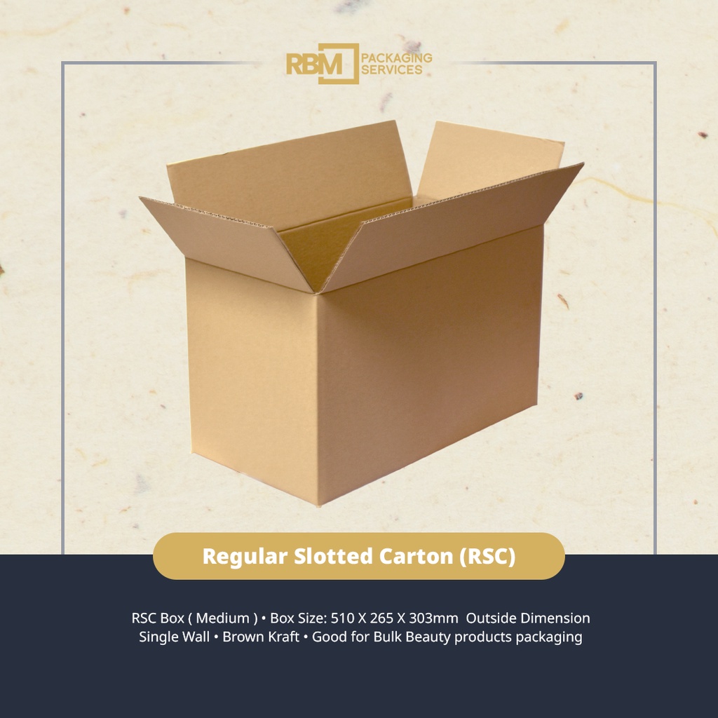 Corrugated RSC Box, Shipping Box, Packaging Box, 20 x 10 x 12 inches