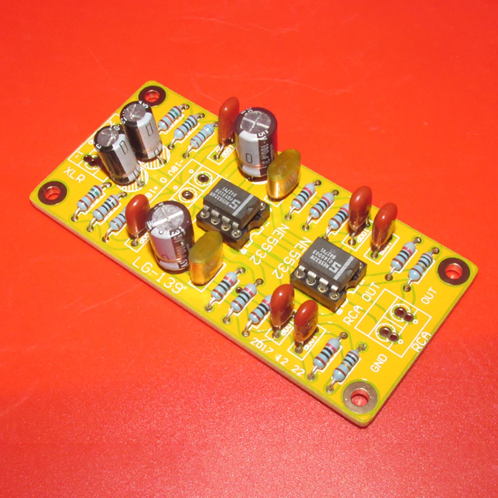 Updated Balanced XLR to Unbalanced RCA Preamplifier Headphone Dual OP ...