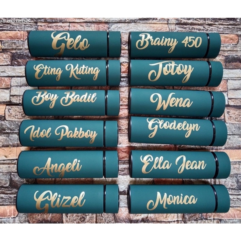 CUSTOMIZED MATTE TUMBLER -With Name + kpop group logo/Name | Shopee ...