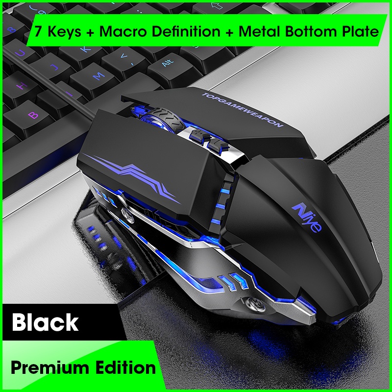 Niye Original Gaming Mouse USB Wired Keyboard Backlit Ergonomic Mouse ...